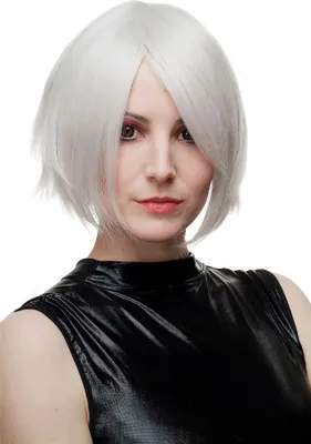 Produktbild von WIG ME UP Perücke Cosplay Grau Weiß 1261-001