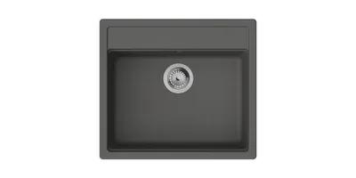 Produktbild von hansgrohe Einbauspüle S52 S520-F510 550x490mm, 1 Hauptbecken, steingrau