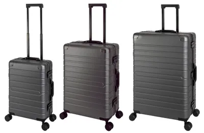 Produktbild von Travelhouse Oslo - 3er Reisekoffer Set SML - Aluminium Hartschale Grau