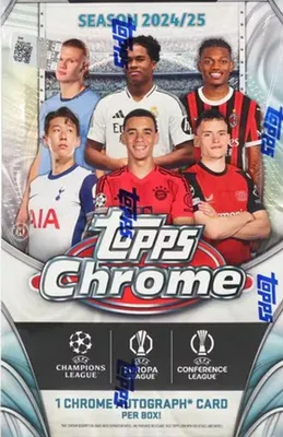 Produktbild von Topps Chrome UEFA Club Competitions 2024-25 Hobby Box