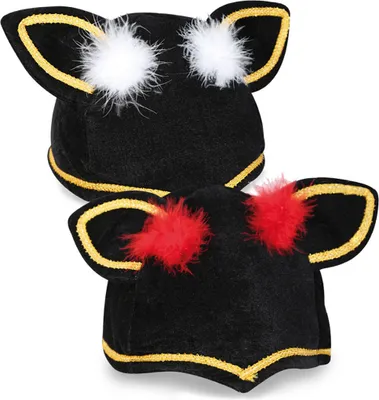 Produktbild von Katzen Hut Kappe Schwarz Halloween Fasching Karneval Party Cosplay 57 cm