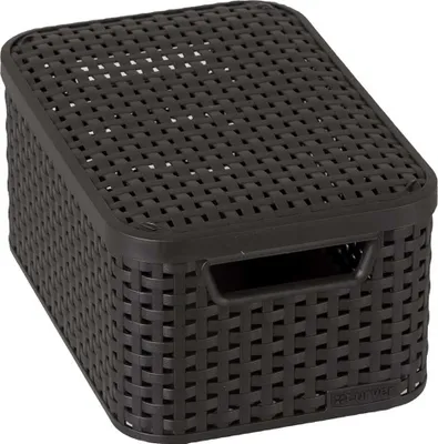 Produktbild von Curver Style S 6L Box mit Deckel dunkelbraun