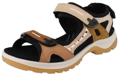 Produktbild von ECCO Damen Offroad Sandale multicolor braun Nubukleder - Größe: 39
