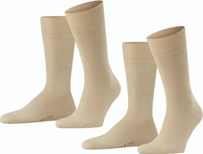 Produktbild von 2er Pack FALKE Swing Socken Herren sand 39-42