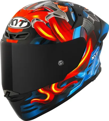 Produktbild von KYT TT-Revo Magnet Helm, rot/blau, XL (61/62)