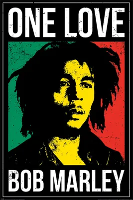Produktbild von Bob Marley - One Love - Portrait - Musik - Poster Druck - Größe 61x91,5 cm
