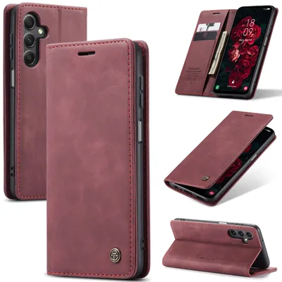 Produktbild von Klapphülle für Samsung Galaxy A25 5G (Case Me) - Weinrot