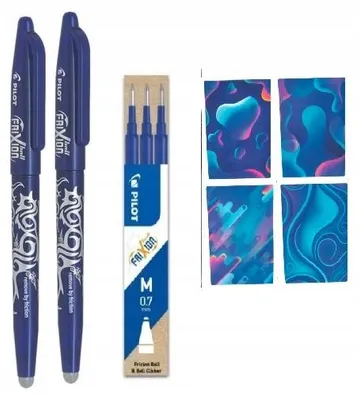 Produktbild von PILOT Frixion Ball Kugelschreiber Set Blau Ausradierbar