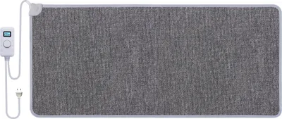 Produktbild von Heizmatte Infrarotmatte Infrarotheizung Fußwärmer grau Heizteppich Timer 50x110cm Warm Feet