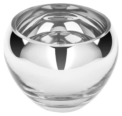 Produktbild von Fink Teelichthalter aus Glas in  silber