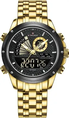 Produktbild von NAVIFORCE RI-29604 Uhr - Eleganz in Gold/Schwarz KP29604