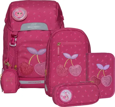 Produktbild von Beckmann Classic Cherry Schulrucksack Set 6tlg.