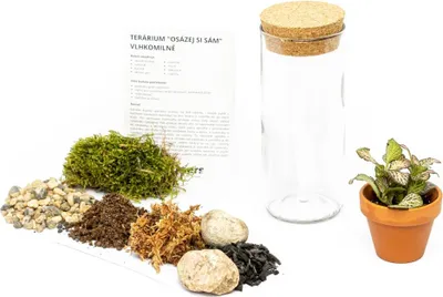 Obrázek produktu pro Gardners Skleněná váza LIPIA OSÁZEJ SI SÁM vlhkomilně, M