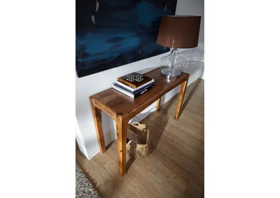 Produktbild von MASSIVMOEBEL24Konsolentisch Sheesham 120x42x80 braun lackiert ANCONA #103