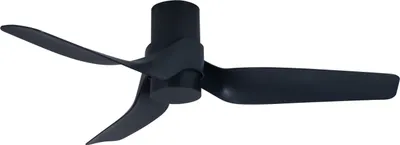 Produktbild von Energiespar Deckenventilator mit Fernbedienung Nautica Schwarz 132 cm