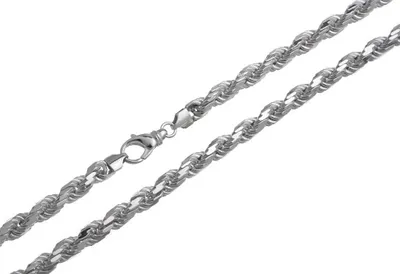Produktbild von SILBERKETTEN STORE Kordelkette 6,5mm - 925 Silber - 60cm
