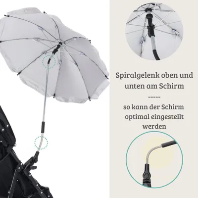 Produktbild von Fillikid Sonnenschirm Exklusiv für Kinderwagen & Buggys