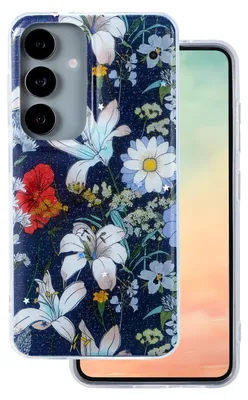 Obrázok produktu pre Ochranné puzdro Glow Glam pre Samsung Galaxy S25, modrej farby