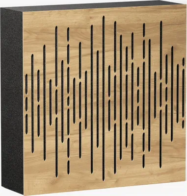 Obrázok produktu pre balenie 2 ks - AbFuser akustický panel s difúznym pohlcovaním zvuku | 50 x 50 cm | farba: (dub, VELAR (120 mm))