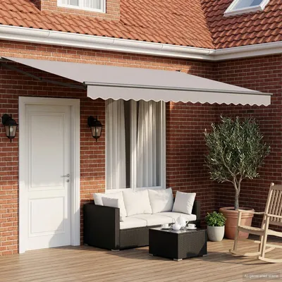 Immagine prodotto di vidaXL Telaio per tenda da sole elettrica antracite 5 x 3 m in acciaio