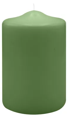 Produktbild von Spitzkopf Stumpen Kerzen Grün 15 x Ø 9 cm, 6 Stück