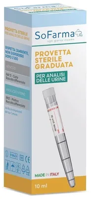 Immagine prodotto di Provetta Urina 10 Ml Sofarmapiu'