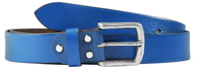 Produktbild von Leonardo Verrelli Herren Gürtel 90 cm - 130 cm (Bundweite) in Blau aus 100% Echtleder, kürzbar