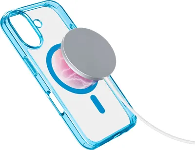Produktbild von Cellularline Iconic MAG MagSafe Case iPhone 16 Light Blue