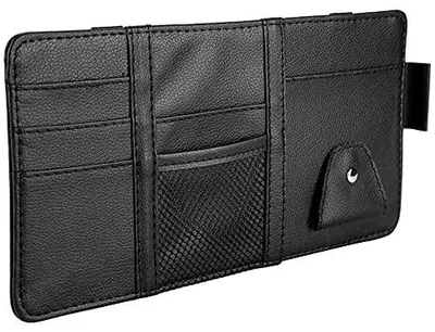Produktbild von Multifunktionale Auto Sonnenblende Organizer - Schwarz - B09DF2R72F