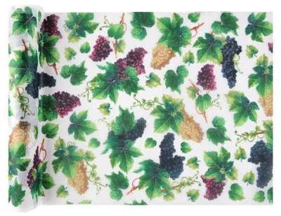 Zdjęcie produktu dla Dekoracja bieżnik na stół z winogronami - 30 cm x 5 m - 1 szt.