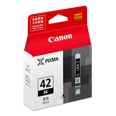 Produktbild von Canon CLI-42BK Tinte Schwarz, Standardertrag, Foto schwarz, Tinte auf Farbstoffbasis, 1 Stück(e), 900 Seiten