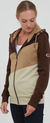 Produktbild von OXMO OXAggi Damen Sweatjacke Kapuzenjacke Hoodie mit Kapuze