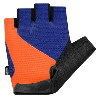 Produktbild von Spokey - Radfahrer-Handschuhe, Kunststoff PP11279 (L) (Blau/Orange)