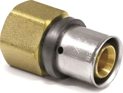 Produktbild von Pressfitting Übergang 32x3 mm - 1 1/4 Zoll IG TH Kontur Verbundrohr