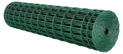 Obrázek produktu pro Zahradní plot SucceBuy, 1,2 x 25 m, drátěný plot 2,1 mm, pozinkovaný ocelový drát, ideální pro skot, prasata a ovce, vinylový drátěný plot pro výběhy zvířat, klece a zahrady, zelená barva.