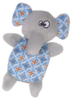 Produktbild von Nobby Katzenspielzeug Plüsch Elefant mit Catnip blau