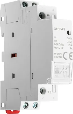 Produktbild von GYHC Din-Schienen Automatischer Modularer Haushaltskontaktor 2-polig 25A 1NO1NC AC220V 50Hz