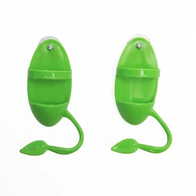Produktbild von Heikoeco® 2 Stück Tintenfischhalter, Futterbehälter mit Ständer, Vogelkäfigzubehör