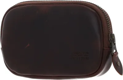 Produktbild von BUCKLE & SEAM Leder Utensilientasche Robin Leather Bag Brown dunkelbraun