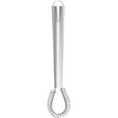 Immagine prodotto di Mini frusta in acciaio inossidabile con protezione in silicone resistente al calore - Piccola frusta per frullatore, cucina, caffè