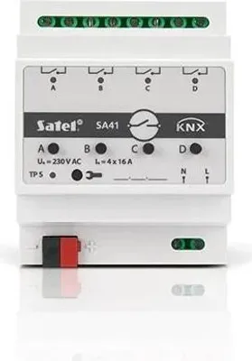 Zdjęcie produktu dla SATEL KNX 4-channel switching actuator KNX-SA41