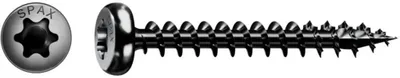 Produktbild von Universalschraube schwarz BLAX, 3.5mm, x 12 mm, 200 Stk. - Profi Kleinverpackung