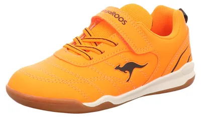 Produktbild von KangaROOS Kinder-Sportschuh-Indoorschuh-Hallenschuh K-Ridyard EV Neon-Orange-Schwarz-Weiß, Farbe:rot, EU Größe:32