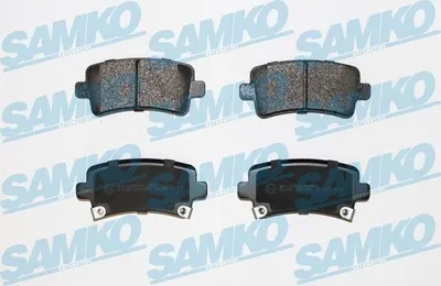 Produktbild von SAMKO 5SP1584 Bremsbeläge Satz Hinten Bremsklötze für OPEL INSIGNIA Caravan INSIGNIA INSIGNIA Stufenheck INSIGNIA A Country Tourer (G09) für CHEVROLET