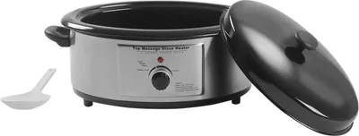 Obrázek produktu pro Ohřívač masážních kamenů – profesionální ohřívač horkých kamenů 750 W, 6 l – kulatá smaltovaná vnitřní nádoba – přesná regulace teploty – zástrčka EU 220 V – černý