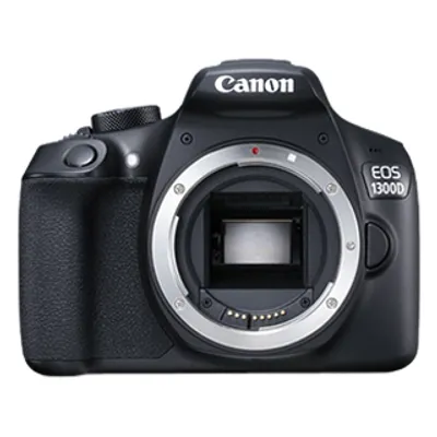 Produktbild von Canon EOS 1300D + 18-55IS, 18 MP, 5184 x 3456 Pixel, CMOS, Full HD, 485 g, Schwarz
