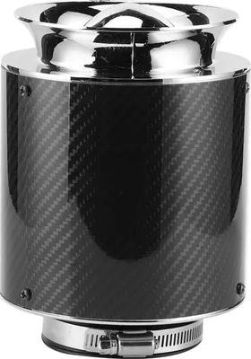 Produktbild von 76 mm / 3in Universal Carbonfaser Textur Auto Car Air Filter Ersatzzubehör l