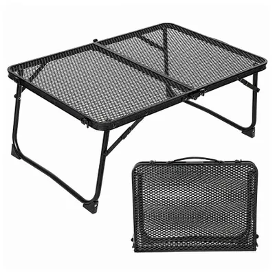 Produktbild von Klappbarer, tragbarer Campingtisch aus Aluminium für Touristen, 60 x 40 cm