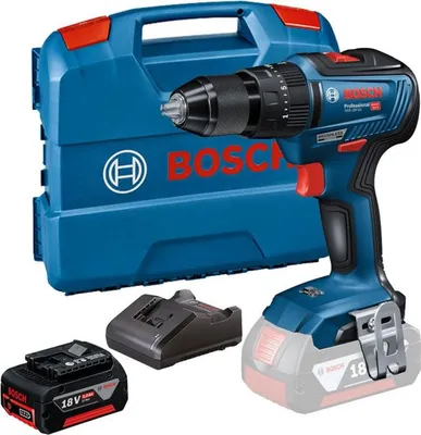 Produktbild von Bohrschrauber GSB18V-55 18V (L-Case + Ladegerät + 2X 5.0Ah) - BOSCH 0615990M5W