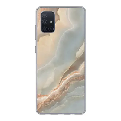 Produktbild von MuchoWow® Handyhülle Schutzhülle Hülle für Samsung Galaxy A71 Luxus - Mineralien - Natursteine Silikon Softcase Handy Hülle - Kartenbesitzer